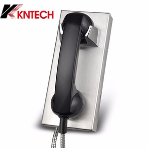 Téléphone d'urgence industriel KNZD-14, ligne directe, étanche IP55, VOIP SIP analogique, téléphone SOS avec combiné pour tunnel, autoroute, métro - Product Image 3