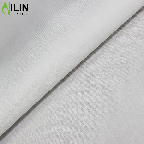 china manufacturer polyester knitted plain dyed scuba textile fabric