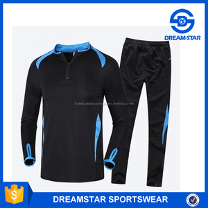 2017 Wholesale Long Sleeve With Top Quality Men 'S Soccer Training Suit - Product Image 3