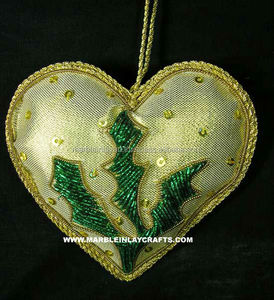 Designer Embroidery Christmas Ornament Tree Decoration - Product Image 1