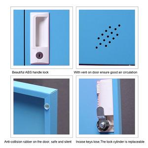 GDLT Blanchisserie Horizontale 6 Porte Gym <span class=keywords><strong>Casier</strong></span> 4 L'école Cam Lock 20 Acier Casiers Portes - Product Image 5