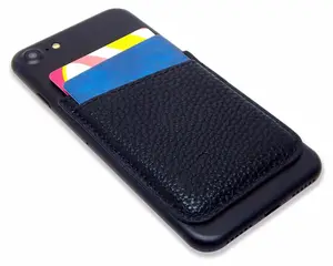 Yeni varış pu deri akıllı telefon yapışkan cüzdan cep aksesuarları kore