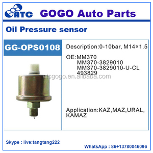 Sensore di Pressione Olio 0-10 bar M14*1.5 per <span class=keywords><strong>KAZ</strong></span> MAZ URAL KAMZ OEM MM370 MM370-3829010 493829 - Product Image 1
