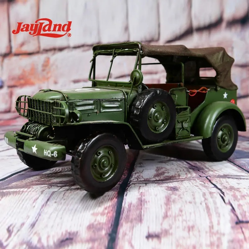 Army Jeep Model Scale 1/12, Kunst-und Bastel dekoration, Geschenk artikel, Antike Sammlungen