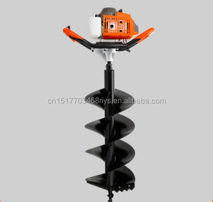 Garden auger — <span class=keywords><strong>tarière</strong></span> de terre alimenté par gaz, 52cc, outil de jardinage pour deux personnes - Product Image 5