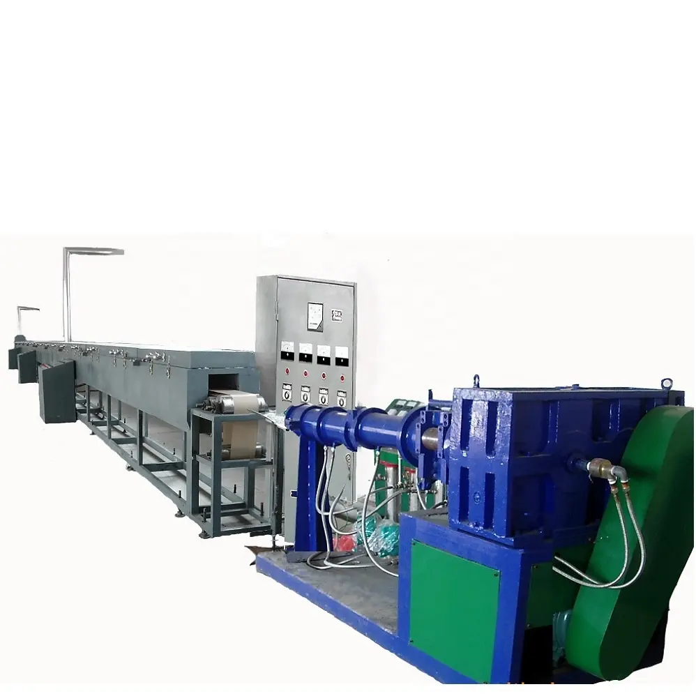Siliconen rubber koude feed rubber extruder machine/magnetron curing oven voor weer strip