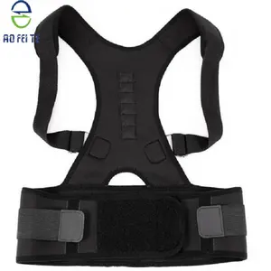 Posture Corrector Brace Maglia Della Cinghia Posteriore Della Vita di Spalla di Sostegno Regolabile Corsetto Cintura Postura