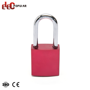 Cadenas de sécurité durables de sécurité supérieure serrure à manille courte en aluminium avec clé de déverrouillage en acier de 38mm - Product Image 6