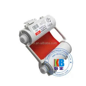 Kompatibel Pita Warna Label Printer CPM-100HG3C Max Bepop Putih Warna Merah Resin Printer Pita
