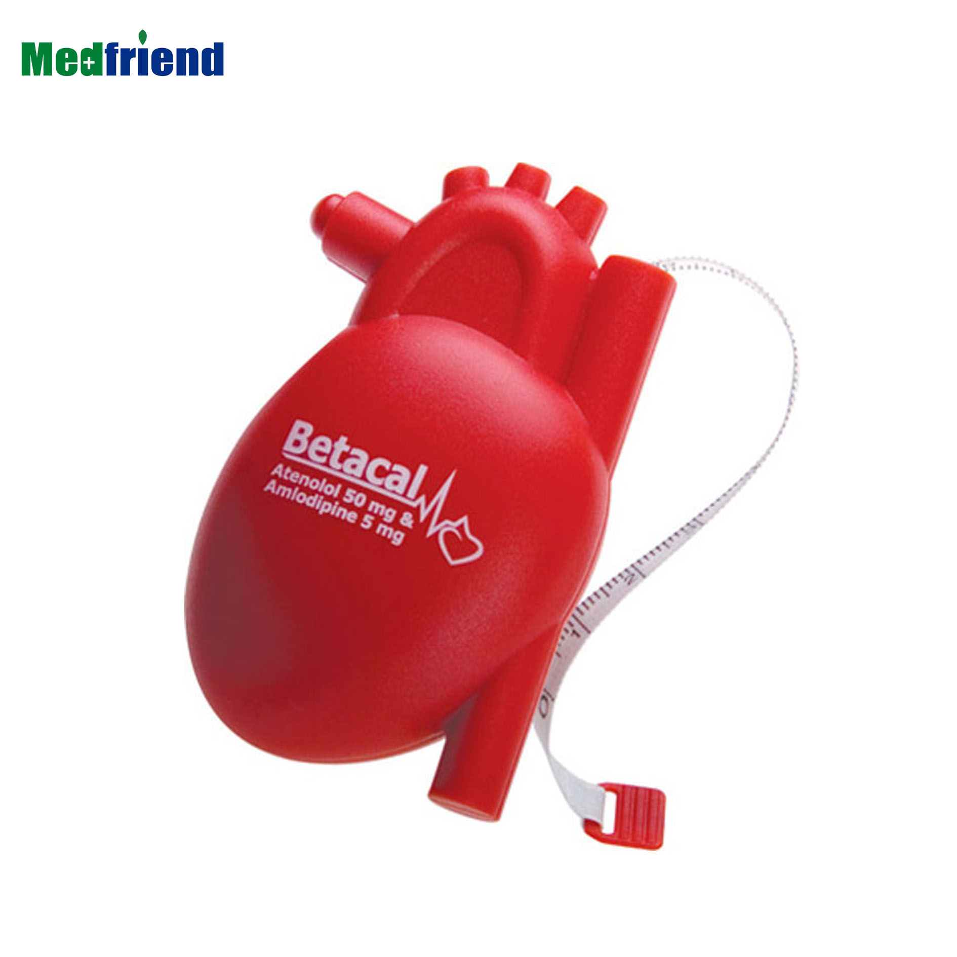 Factory Price 150cm Retractable Heart-shaped Tape Measure , Medical Body Tape Measure