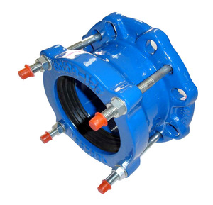 Adaptador de Acoplamento e Flange de Ferro Fundido Dúctil para Tubos PE/PVC/DI - Product Image 3