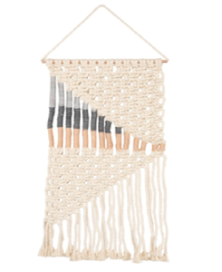 2020 último diseño de macramé moderno personalizado Color elegante hecho a mano tela orgánica colgante de pared 100% decoración del hogar - Product Image 2