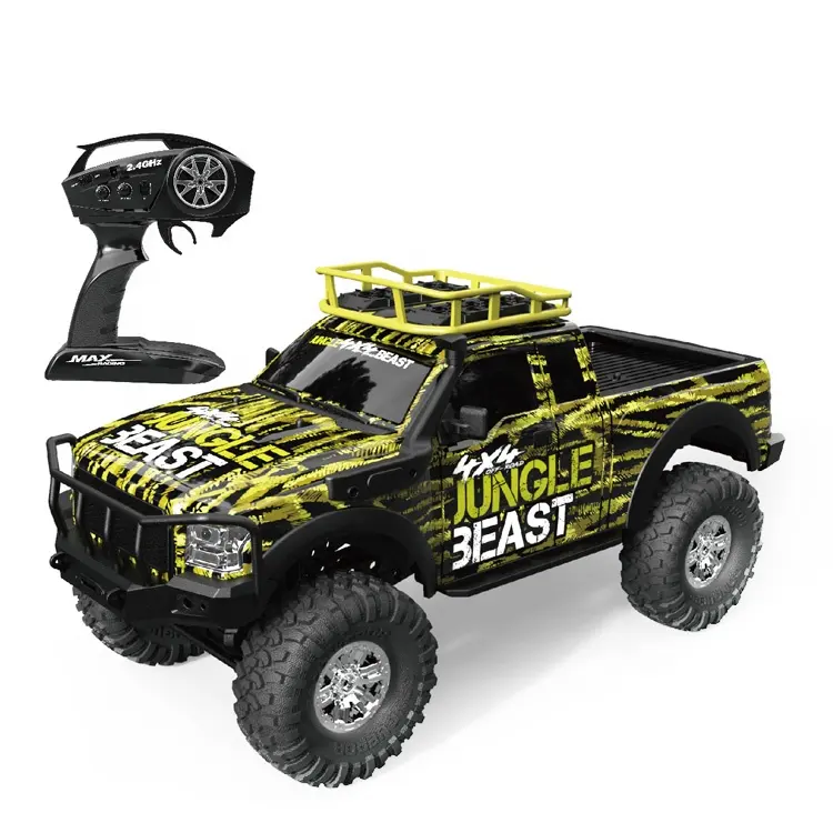 2.4G 4WD full scale rc auto 1/10 giocattoli radio telecomando elettrico grande auto rc camion per bambini 15 KM/H HB-ZP1003