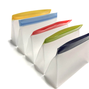 Pochettes personnalisées réutilisables à fermeture éclair, sachets d'emballage pour les aliments, unités - Product Image 1