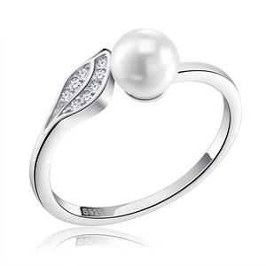 RINNTIN SR16 nuovo Design anello in argento Sterling con perle supporto vuoto per montaggio di perle per gioielli <span class=keywords><strong>da</strong></span> <span class=keywords><strong>donna</strong></span> regalo - Product Image 1