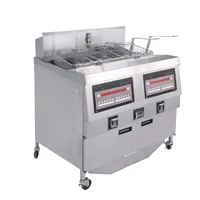 Commerciële Teller Top Automatische Franse Frituur/Gas Frituren Kip Machine/Elektrische Tafel Top Druk Friteuse