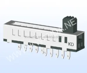 1 पोल 10 स्थिति 1p10t मिनी डुबकी स्लाइड स्विच