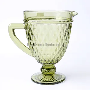 Bicchiere da Vino Vintage Colorato da 1300ml con Manico, Bottiglia per Vino, Bicchiere per Feste <span class=keywords><strong>e</strong></span> Matrimoni, <span class=keywords><strong>Bicchieri</strong></span> per Acqua - Product Image 1