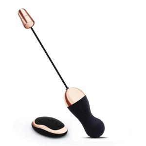 Vibratore a doppia figa con uovo vibrante in Silicone con telecomando di nuovo <span class=keywords><strong>design</strong></span> - Product Image 4