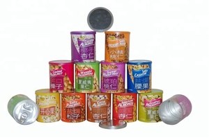 Nhà máy trực tiếp OEM dễ dàng mở End Nắp Composite cấp thực phẩm cà phê đậu bao bì giấy xi lanh lon - Product Image 2