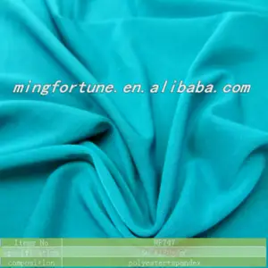 2013 super polyester/spandex gebreide stof/acetate spandex stof