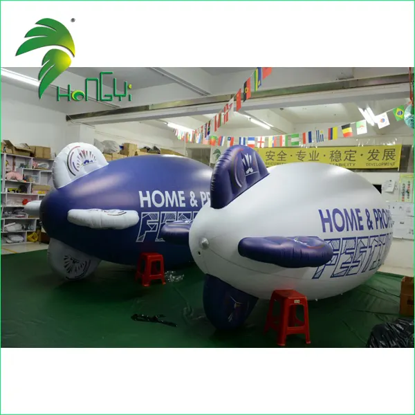 Quảng Cáo Helium Zeppelin / Airship Balloons / Inflatable Blimp Để Bán