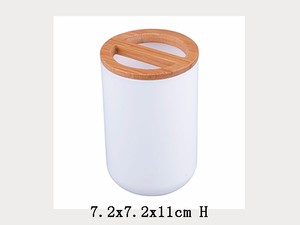 Boîte de base en bambou en plastique rectangulaire pour mouchoirs en papier - Product Image 5