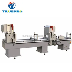 Double head cutting saw for aluminum profiles/metal cutting machinery/cnc double mitre saw