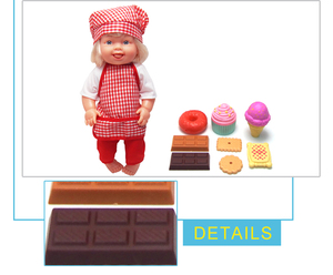 Nouveau design enfants 15 pouce réaliste bébé né poupée <span class=keywords><strong>pour</strong></span> chef jouer - Product Image 3