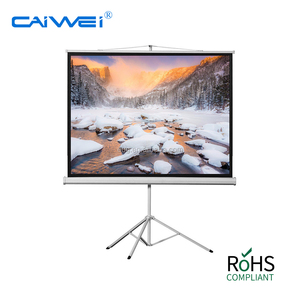 새로운 60-300 인치 삼각대 휴대용 프로젝션 광장 프로젝터 스크린 스탠드 사무실 - Product Image 2