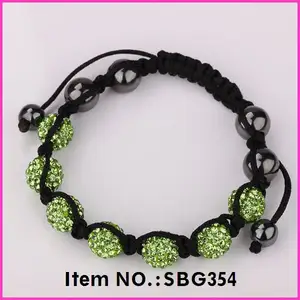 mode perles bracelet vert 2014 shamablla gros