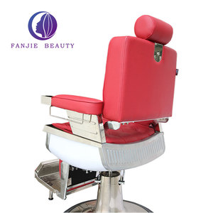 Gran oferta de muebles de salón, silla de salón de pelo resistente de lujo, silla de peluquero clásica Vintage roja - Product Image 3