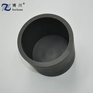 China high quality glassy coated graphite crucible