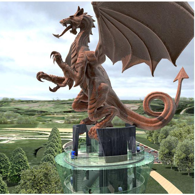 Figurine - Dragon - Modèle E - Résine de haute qualité - Décoration