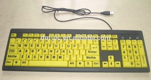 <span class=keywords><strong>la</strong></span> letra grande de fuente palabras teclado multimedia para niño de edad visiones mal - Product Image 1