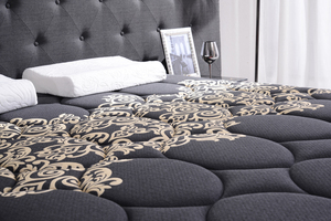 Kasur Hitam Mewah Arrowsoft, Matras Hitam Mewah Elegan Ukuran Ratu <span class=keywords><strong>Visco</strong></span> Elastis Busa Memori Saku Musim Semi Desain Baru Menghasilkan Kasur - Product Image 2