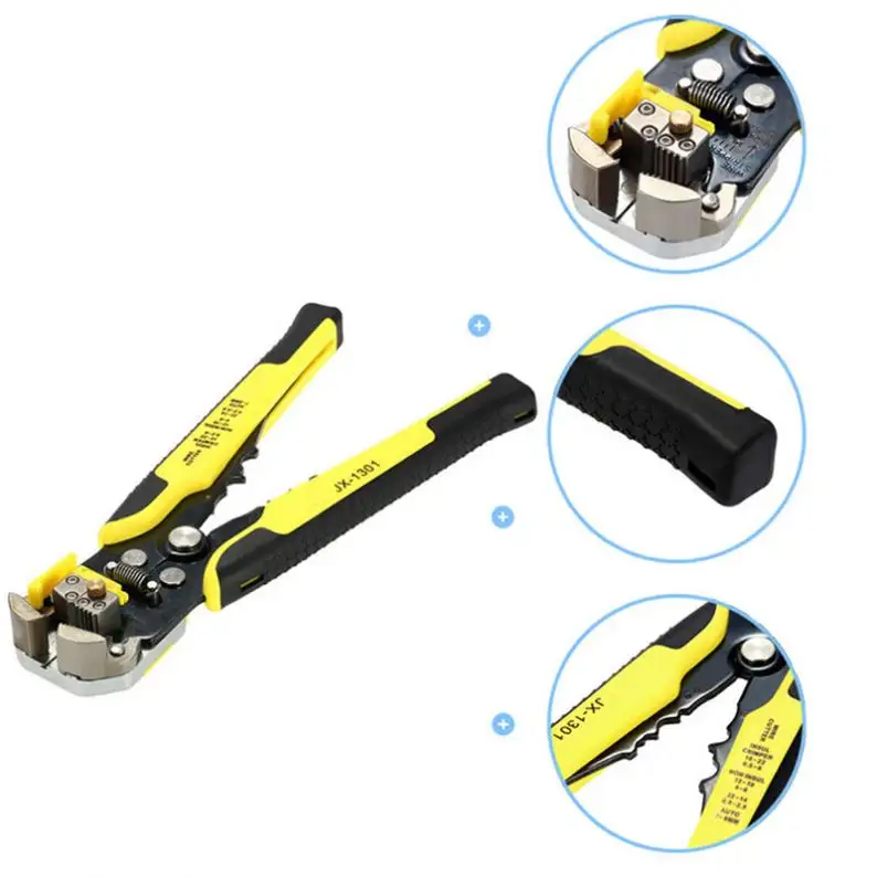 JX1301 Cable Stripper Cutter Crimper Automatische Multifunctionele TAB Terminal Krimpen Strippen Tang Tool