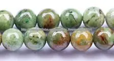 10mm perles rondes vert opale de pierre de perles en vrac