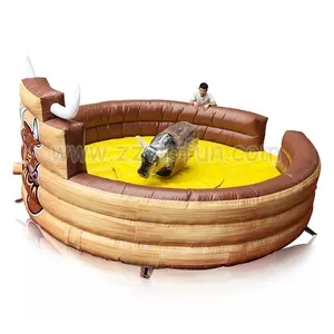 2021 Nhà Máy Phổ Biến Giá Inflatable Rodeo Bull Cưỡi Trò Chơi Thể Thao Inflatable Cơ Bull