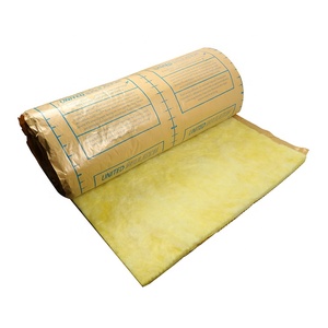 Manta de Lana de Vidrio de 50 mm, Densidad <span class=keywords><strong>Kraft</strong></span> 12 kg/m3, Rollo de Manta de Lana de Vidrio de 50 mm y 100 mm con Papel <span class=keywords><strong>Kraft</strong></span> en un Lado - Product Image 4