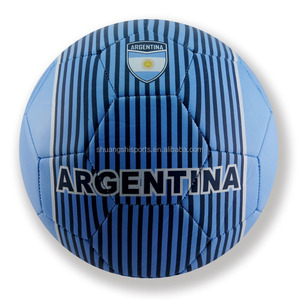 Promozione a buon mercato calcio/calcio palline personalizzate stampate con il Logo del cliente e dimensioni del Design 1 2 3 4 5 - Product Image 1