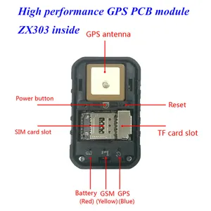 В режиме реального времени умный ребенок защита от похищения GPS трекер G68 с тревожная кнопка, поддержка Бесплатное мобильное приложение + Веб-системы слежения