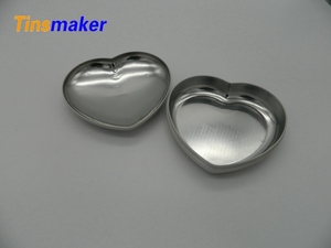 Impresión personalizada decorativo <span class=keywords><strong>en</strong></span> forma de corazón de plata del caramelo del <span class=keywords><strong>estaño</strong></span> - Product Image 6