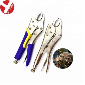 Heavy Duty Double Material Curved Jaw Locking <strong>Pliers</strong> <strong>Set</strong> for Welding - Product Image 2