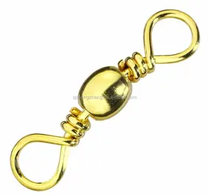 Fishing Swivel Tackle Zubehör Anschluss Messing Fishing Barrel Swivels