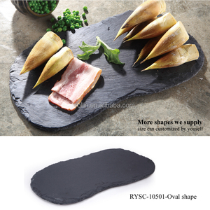Plato de Pizarra <span class=keywords><strong>para</strong></span> Asar al por Mayor, Plato de Pizarra <span class=keywords><strong>para</strong></span> Cocinar, Plato de Roca Volcánica - Product Image 3