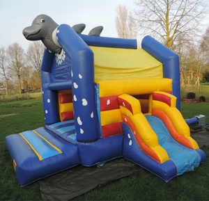 Hot Fast Ship personalizado Dolphin <span class=keywords><strong>Castillos</strong></span> inflables cualquier tema de animales personalizado Inflable Combo Kids Jumper - Product Image 1