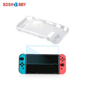 SW03 2 en 1 cubierta de cristal protector Kit TPU <span class=keywords><strong>funda</strong></span> protectora + película protectora para Nintendo <span class=keywords><strong>Switch</strong></span> - Product Image 3