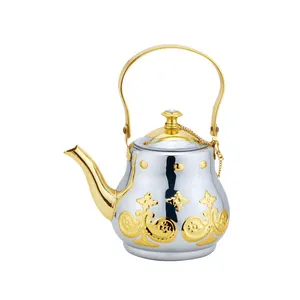 Großhandel Teekanne Set Wasser Tasse Set für benutzer definierte Druck Logo Kaffee und Tee-Sets Blume Teekanne