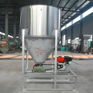 Mixer Umpan Tipe Vertikal/Mixer Biji Gandum/Penggiling Pakan Hewan dan Mesin Mixer